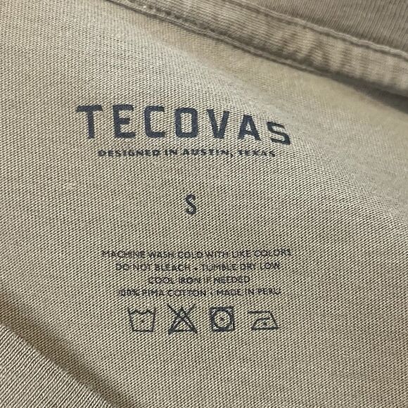 Tecovas Tee Shirt Women's S Brown Green Short Sleeve Western Goods Texas Graphic - Picture 5 of 7